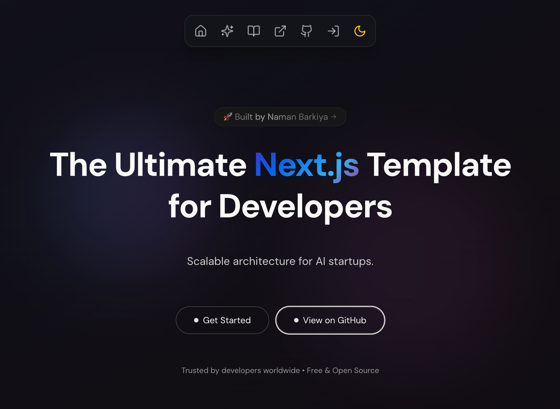 Niya SaaS Template (30+ GitHub stars)