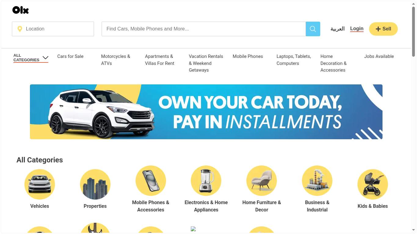 OLX Classifieds Platform